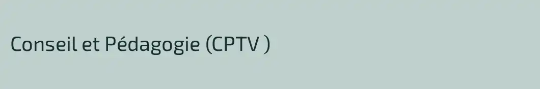 Conseil et Pédagogie (CPTV )